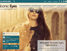 Tablet Screenshot of iconic-eyes.com